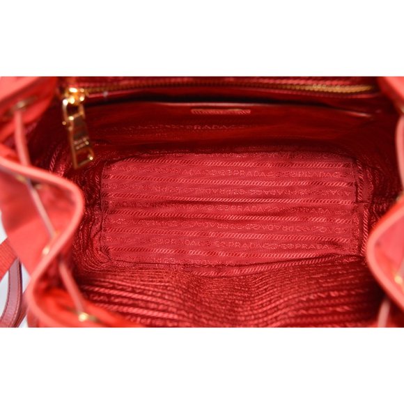 Prada Zaino Tessuto Nylon Backpack Purse Bag - Picture 9 of 12